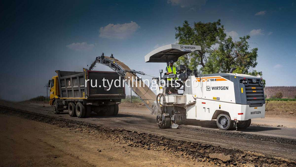 Wirtgen road milling machine